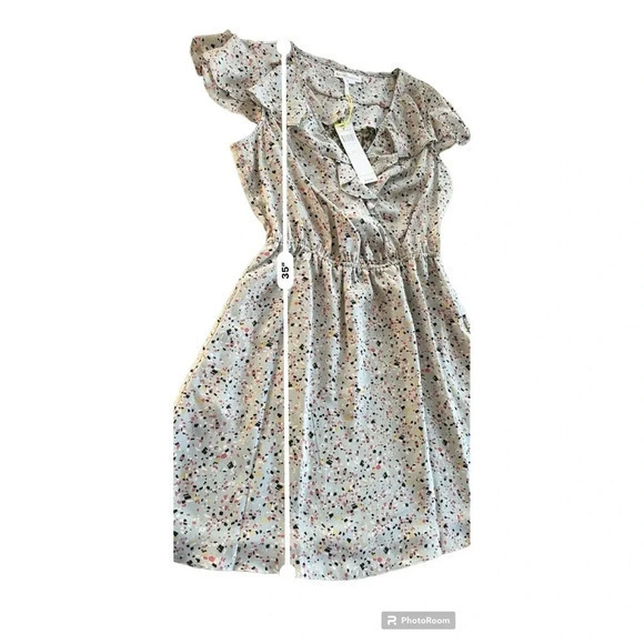 BCBGeneration BCBG /Blue‎ Confetti dress Front Mini Size small NWT Summer dress - Picture 4 of 9